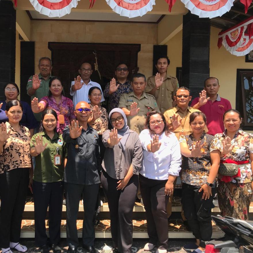 Dinas PMD Kabupaten Tabanan Gelar Rakor Progres EHDW di Desa Wanasari